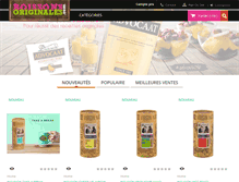 Tablet Screenshot of boissons-originales.com